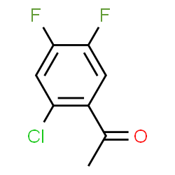 ChemSpider 2D Image | 2-Chloro-4,5-difluoroacetophenone | C8H5ClF2O