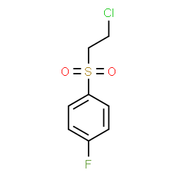 ChemSpider 2D Image | 2-Chloroethyl 4-fluorophenyl sulfone | C8H8ClFO2S
