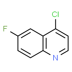 ChemSpider 2D Image | 4-Chloro-6-fluoroquinoline | C9H5ClFN