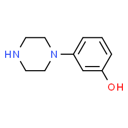 ChemSpider 2D Image | 3-(1-Piperazino)phenol | C10H14N2O