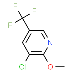 ChemSpider 2D Image | 3-Chloro-2-methoxy-5-(trifluoromethyl)pyridine | C7H5ClF3NO