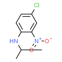 ChemSpider 2D Image | 4-Chloro-N-isopropyl-2-nitroaniline | C9H11ClN2O2