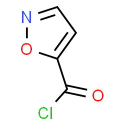 ChemSpider 2D Image | Isoxazole-5-carbonyl chloride | C4H2ClNO2