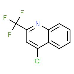 ChemSpider 2D Image | 4-Chloro-2-(trifluoromethyl)quinoline | C10H5ClF3N