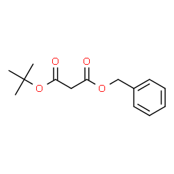 ChemSpider 2D Image | Benzyl tert-butyl malonate | C14H18O4