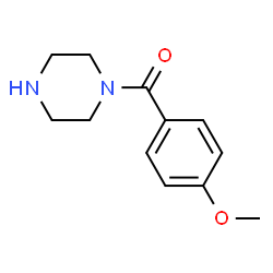 ChemSpider 2D Image | 1-(4-Methoxybenzoyl)-piperazine | C12H16N2O2