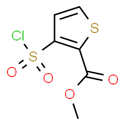 ChemSpider 2D Image | 2-Carbomethoxy-3-thiophenesulfonyl chloride | C6H5ClO4S2