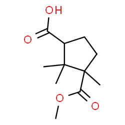 ChemSpider 2D Image | Camphoric acid monomethyl ester | C11H18O4