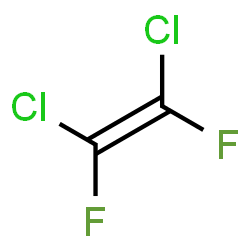 ChemSpider 2D Image | 1,2-Difluoro-1,2-dichloroethylene | C2Cl2F2