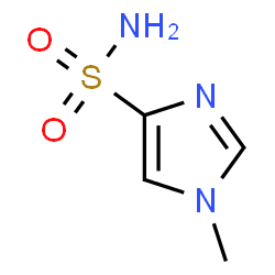 ChemSpider 2D Image | 1-Methylimidazole-4-sulphonamide | C4H7N3O2S
