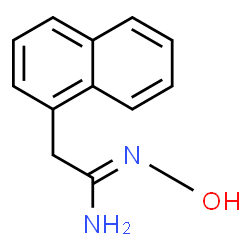ChemSpider 2D Image | 2-(Naphth-1-Yl)Acetamide Oxime | C12H12N2O