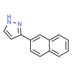 ChemSpider 2D Image | 3-(2-Naphthyl)-1H-pyrazole | C13H10N2