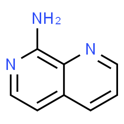 ChemSpider 2D Image | 1,7-Naphthyridin-8-amine | C8H7N3