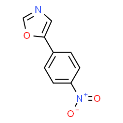 ChemSpider 2D Image | 5-(4-Nitrophenyl)-1,3-oxazole | C9H6N2O3