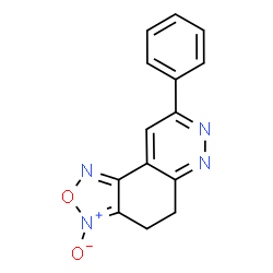 ChemSpider 2D Image | 8-Phenyl-4,5-dihydro[1,2,5]oxadiazolo[3,4-f]cinnoline 3-oxide | C14H10N4O2
