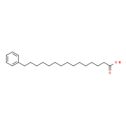 ChemSpider 2D Image | 15-Phenylpentadecanoic acid | C21H34O2