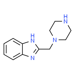 ChemSpider 2D Image | 2-(1-Piperazinylmethyl)-1H-benzimidazole | C12H16N4