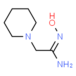 ChemSpider 2D Image | 1-(2-PIPERIDINO)ACETAMIDOXIME | C7H15N3O