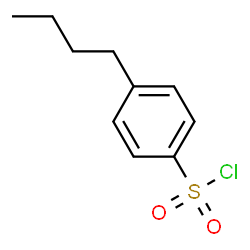 ChemSpider 2D Image | 4-Butylbenzenesulfonyl chloride | C10H13ClO2S