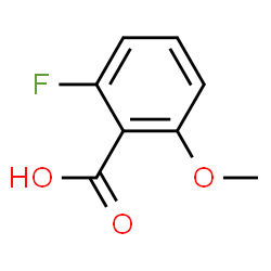 ChemSpider 2D Image | 2-Fluoro-6-methoxybenzoic acid | C8H7FO3