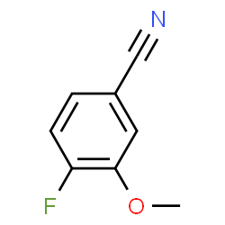 ChemSpider 2D Image | 4-Fluoro-3-methoxybenzonitrile | C8H6FNO