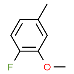 ChemSpider 2D Image | 4-Fluoro-3-methoxytoluene | C8H9FO