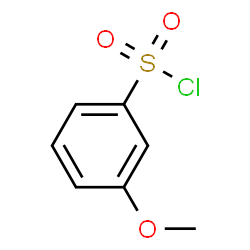 ChemSpider 2D Image | 3-Methoxybenzenesulfonyl chloride | C7H7ClO3S