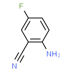 ChemSpider 2D Image | 2-Amino-5-fluorobenzonitrile | C7H5FN2