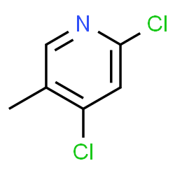 ChemSpider 2D Image | 2,4-Dichloro-5-picoline | C6H5Cl2N