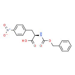 ChemSpider 2D Image | N-[(Benzyloxy)carbonyl]-4-nitrophenylalanine | C17H16N2O6