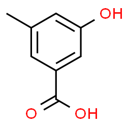 ChemSpider 2D Image | 3-Hydroxy-5-methylbenzoic acid | C8H8O3