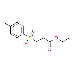 ChemSpider 2D Image | Ethyl 3-[(4-methylphenyl)sulfonyl]propanoate | C12H16O4S