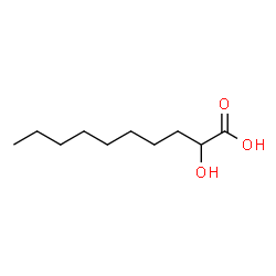 ChemSpider 2D Image | 2-Hydroxydecanoic acid | C10H20O3