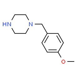ChemSpider 2D Image | 1-(4-Methoxybenzyl)piperazine | C12H18N2O