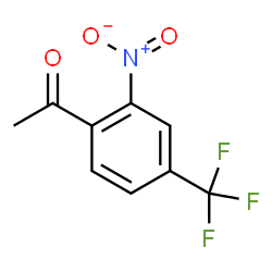 ChemSpider 2D Image | 1-[2-Nitro-4-(trifluoromethyl)phenyl]ethanone | C9H6F3NO3