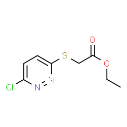 ChemSpider 2D Image | Ethyl [(6-chloro-3-pyridazinyl)sulfanyl]acetate | C8H9ClN2O2S