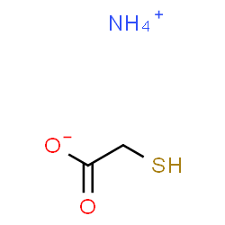 ChemSpider 2D Image | AMMONIUM THIOGLYCOLATE | C2H7NO2S