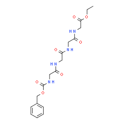 ChemSpider 2D Image | Ethyl N-[(benzyloxy)carbonyl]glycylglycylglycylglycinate | C18H24N4O7