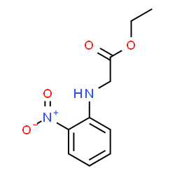 ChemSpider 2D Image | Ethyl N-(2-nitrophenyl)glycinate | C10H12N2O4