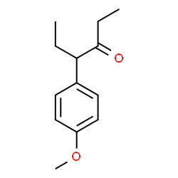 ChemSpider 2D Image | 4-(4-Methoxyphenyl)-3-hexanone | C13H18O2