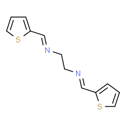 ChemSpider 2D Image | N,N'-BIS(2-THENYLIDENE)ETHYLENEDIAMINE | C12H12N2S2