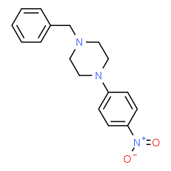 ChemSpider 2D Image | 1-benzyl-4-(4-nitrophenyl)piperazine | C17H19N3O2