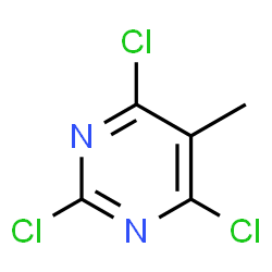 ChemSpider 2D Image | 2,4,6-Trichloro-5-methylpyrimidine | C5H3Cl3N2