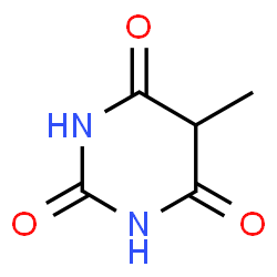 ChemSpider 2D Image | 5-methylbarbituric acid | C5H6N2O3