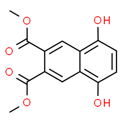 ChemSpider 2D Image | Dimethyl 5,8-dihydroxy-2,3-naphthalenedicarboxylate | C14H12O6