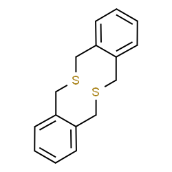 ChemSpider 2D Image | 5,7,12,14-Tetrahydrodibenzo[c,h][1,6]dithiecine | C16H16S2