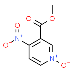 ChemSpider 2D Image | Methyl 4-nitronicotinate 1-oxide | C7H6N2O5