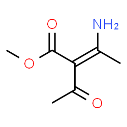 ChemSpider 2D Image | Methyl (2Z)-2-acetyl-3-amino-2-butenoate | C7H11NO3
