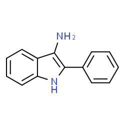 ChemSpider 2D Image | 2-Phenyl-1H-indol-3-amine | C14H12N2