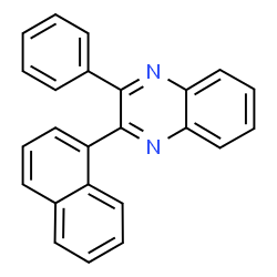 ChemSpider 2D Image | 2-(1-Naphthyl)-3-phenylquinoxaline | C24H16N2